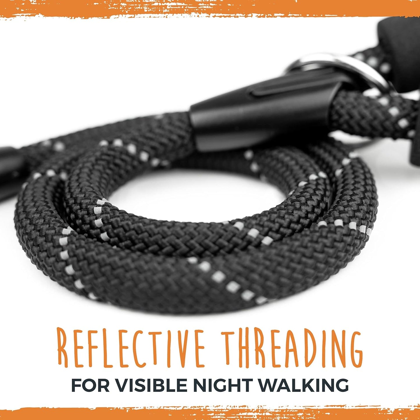 Dual Pet Leash with Comfort Grip