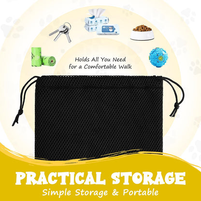 Dog Training Lead with Padded Handle & Storage Bag 
