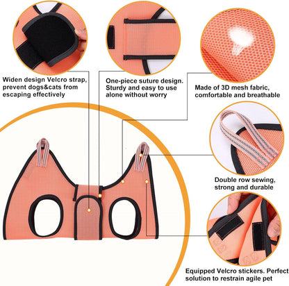 Breathable Pet Grooming Hammock Harness