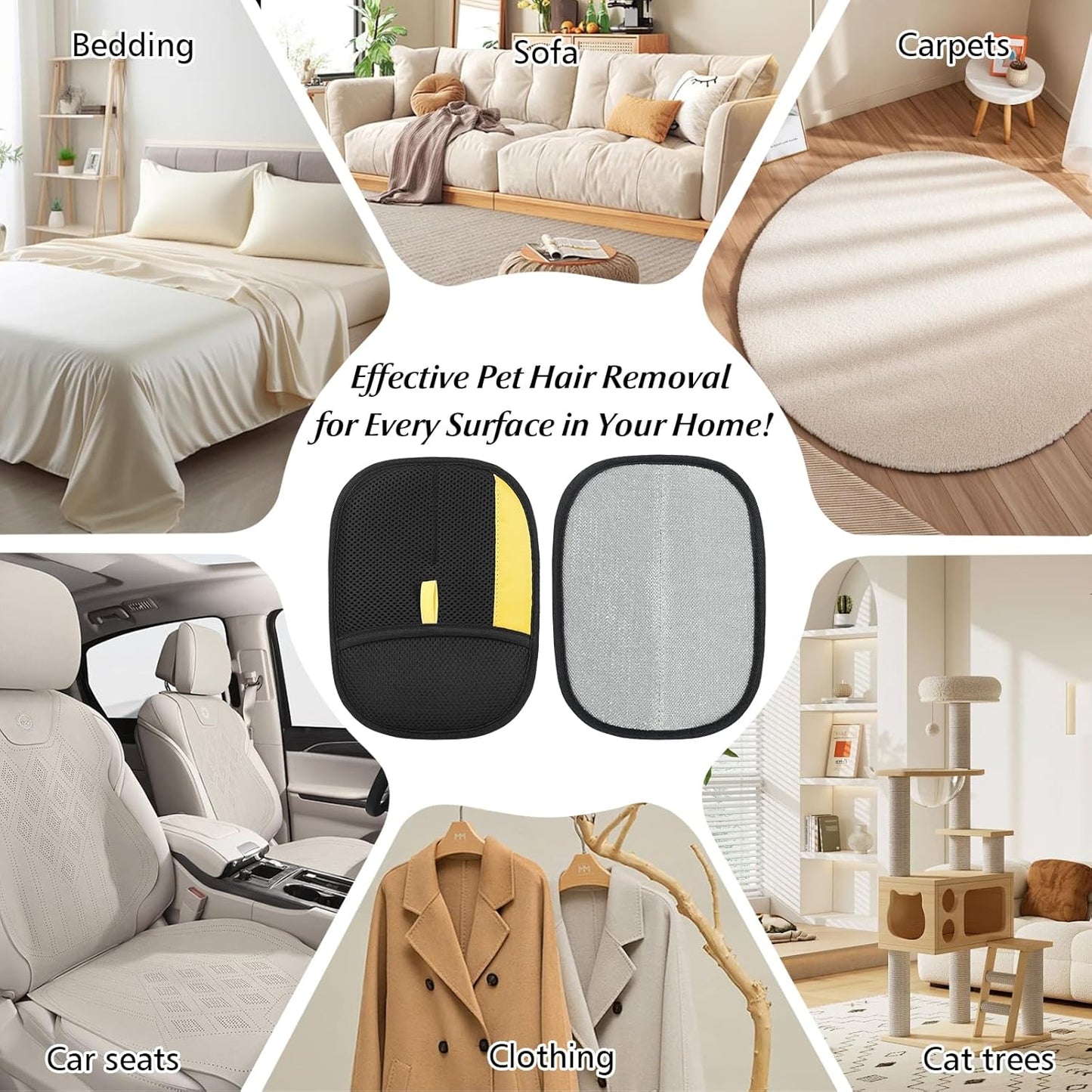 Electrostatic Grooming Mitt for Pets