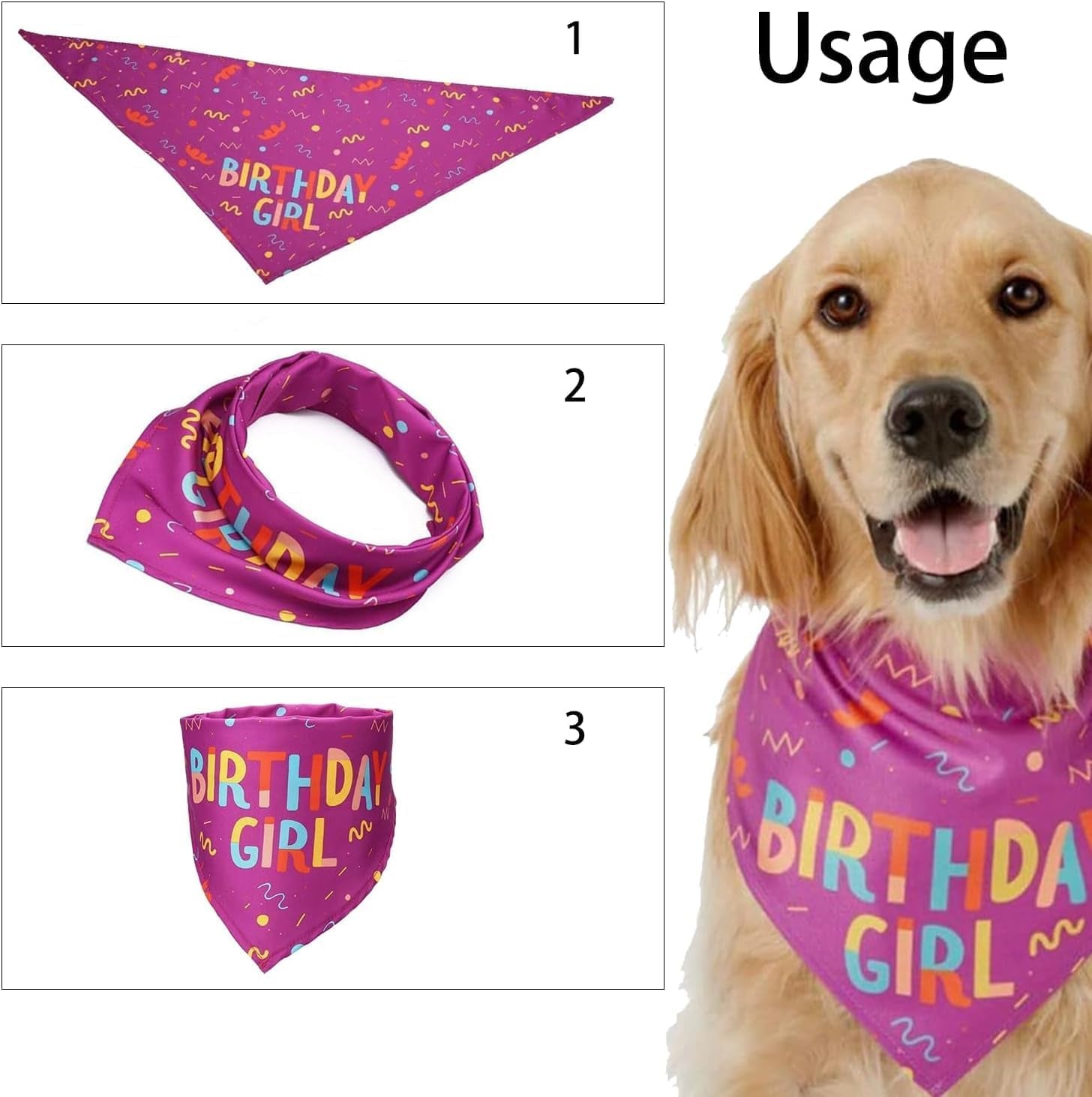 Birthday Dog Bandana
