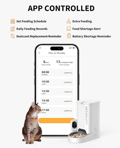 Smart Pet Feeder with HD Camera
