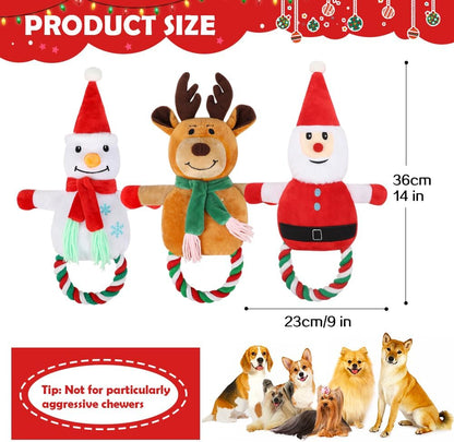 Interactive Christmas Plush Toy Set