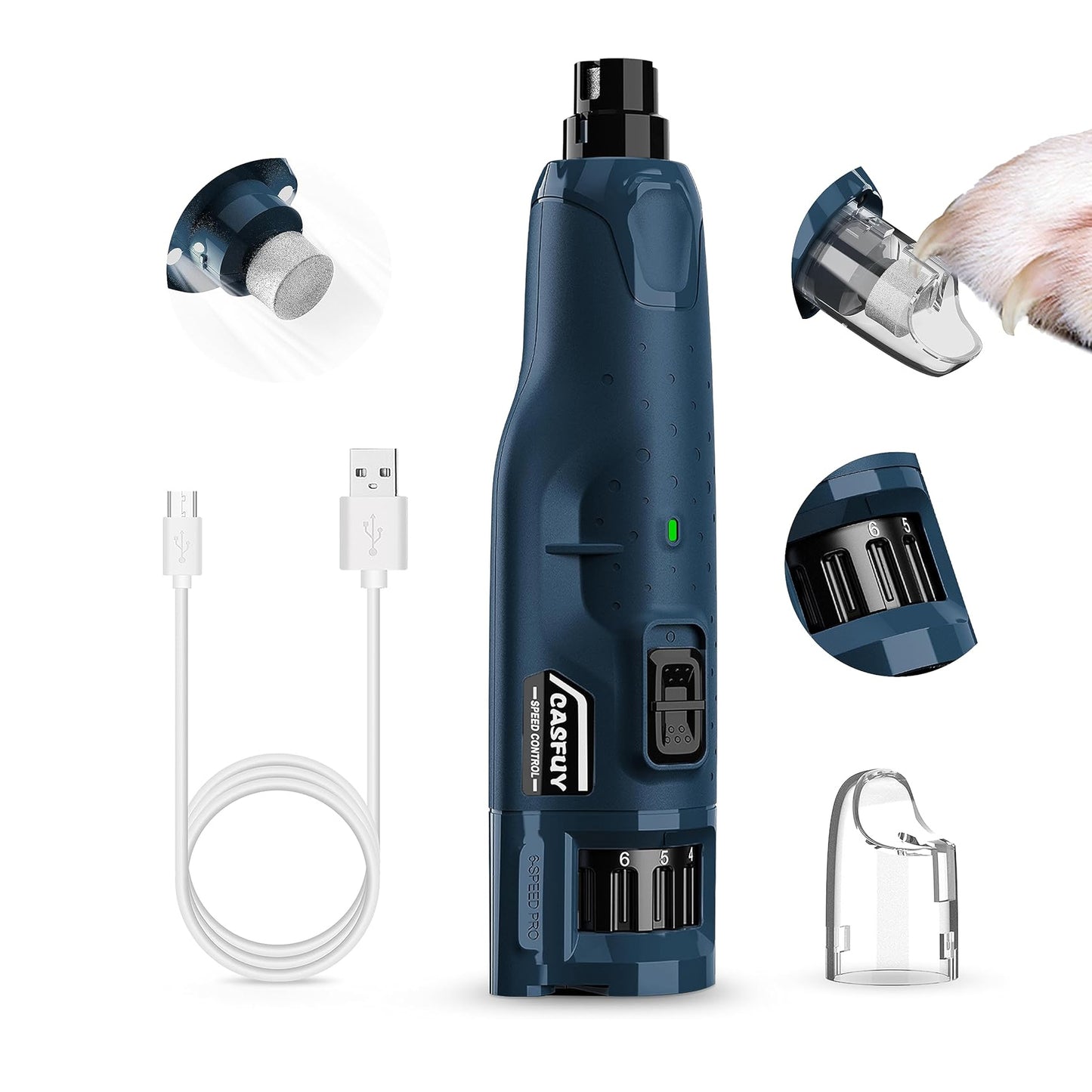 Professional Rechargeable Dog Nail Grinder