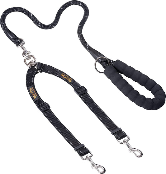 Dual Pet Leash with Comfort Grip