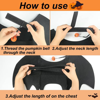 Adjustable Cat Bat Wings